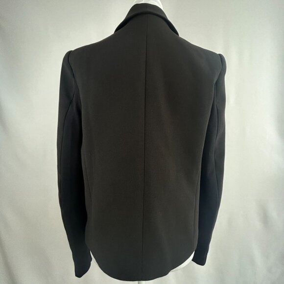 BCBGMAXAZRIA Minimalist Black Open-Front Blazer – Women's Small S - Picture 5 of 12